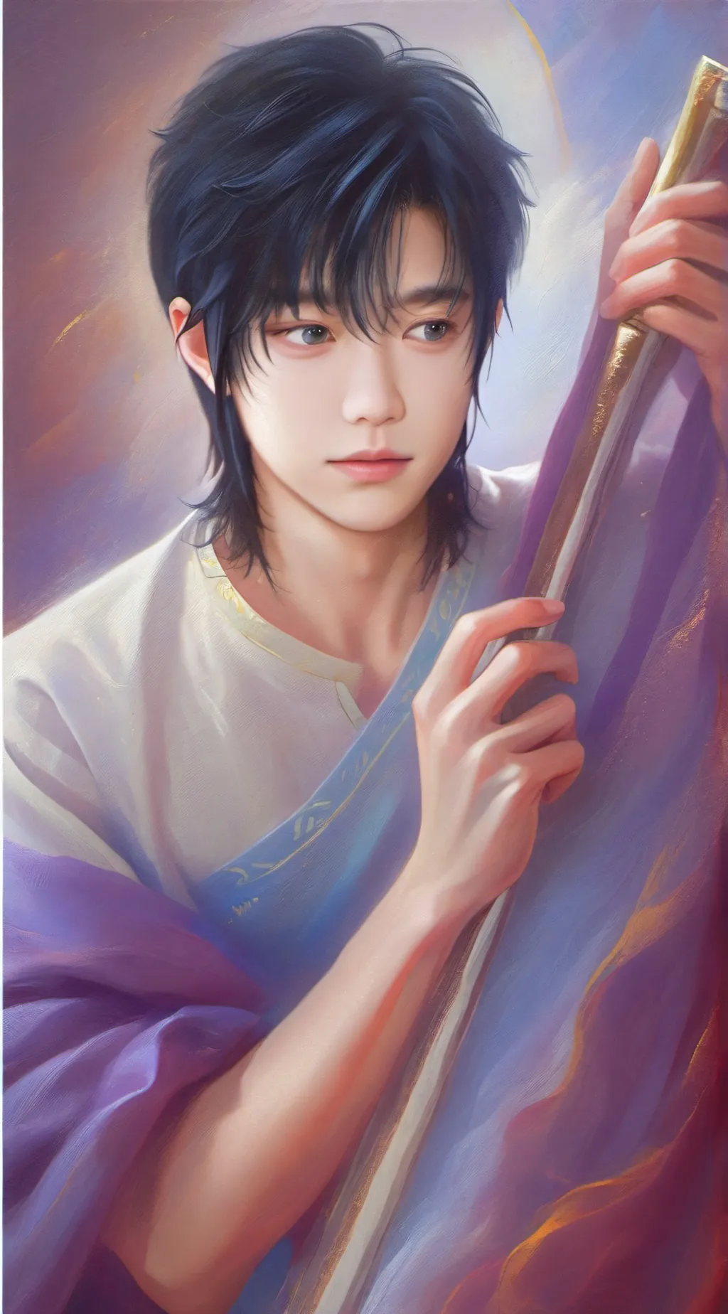 ai character: Evan background