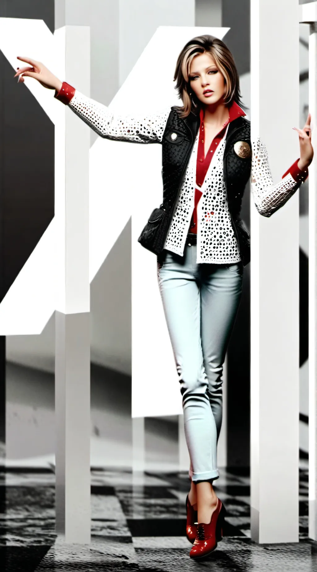 ai character: Lisa Marie Presley background