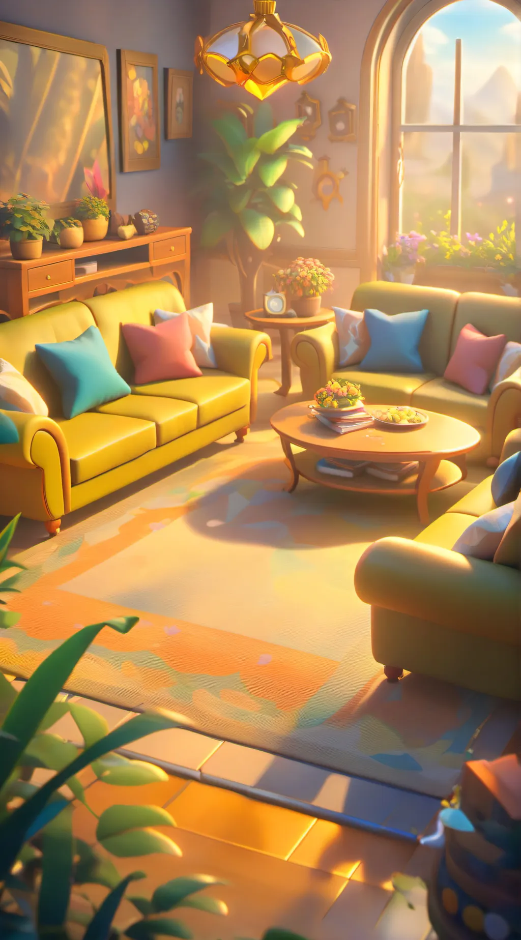 ai character: William + Clara A. background