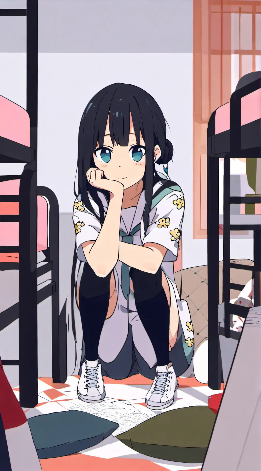 ai character: UA DORMS background