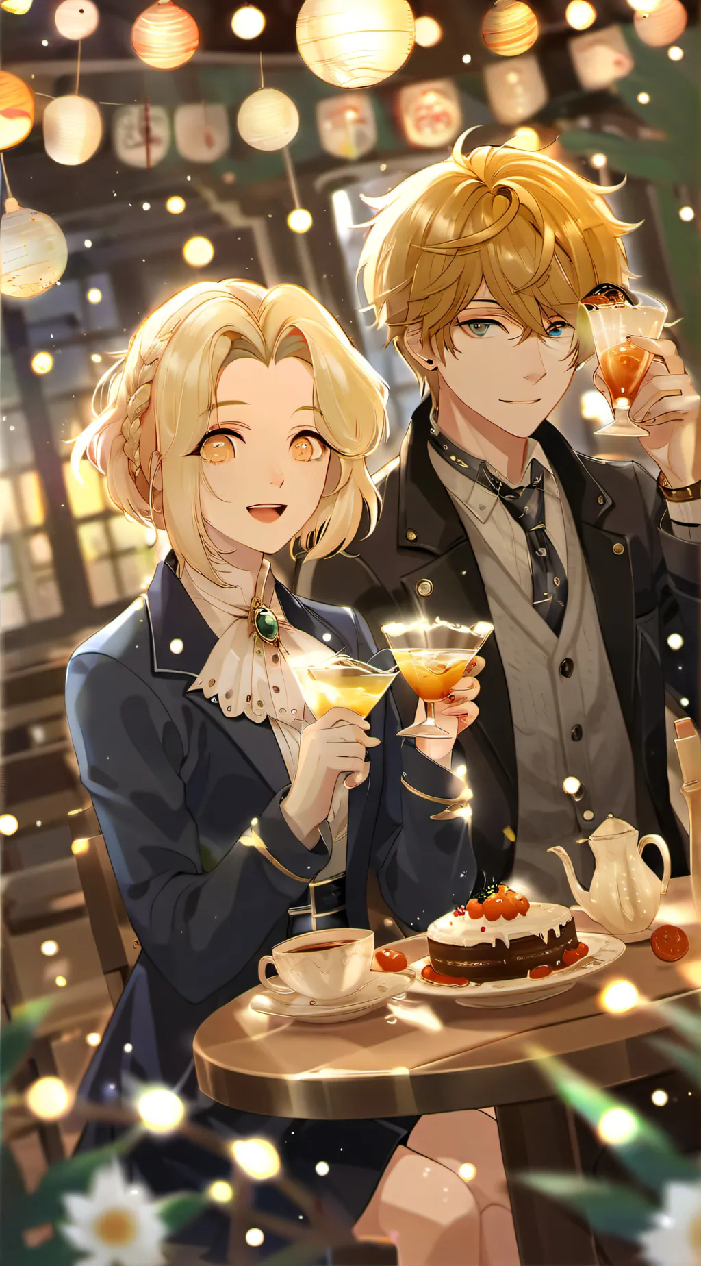 ai character: Velva & Jackson  background