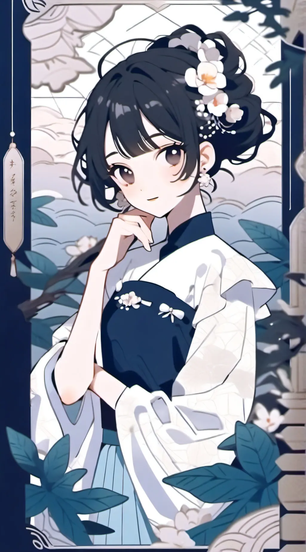 ai character: Miss huroko background