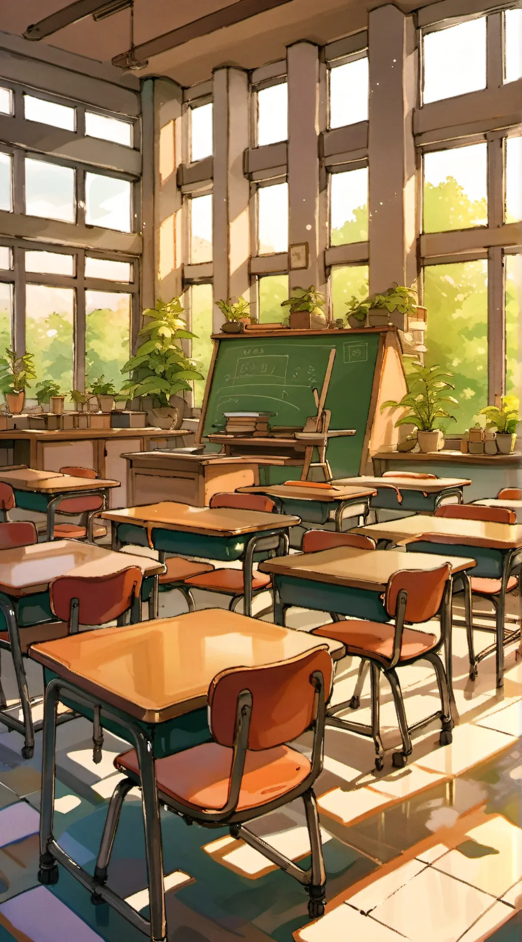 ai character: Class 1-A  background