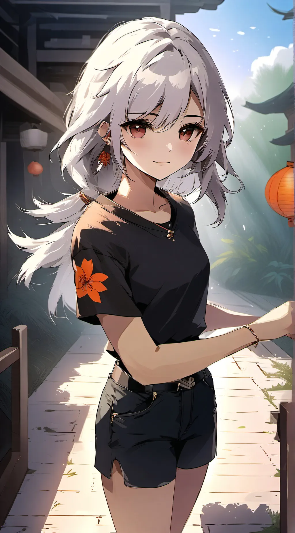 ai character: Giant girlfriend background