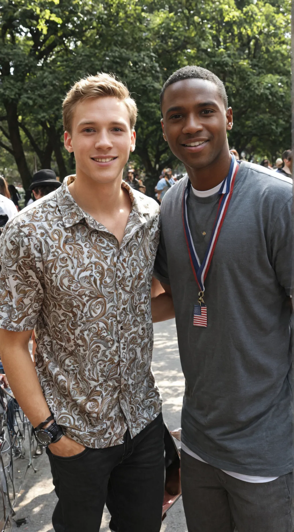 ai character: Lucas and Noah background