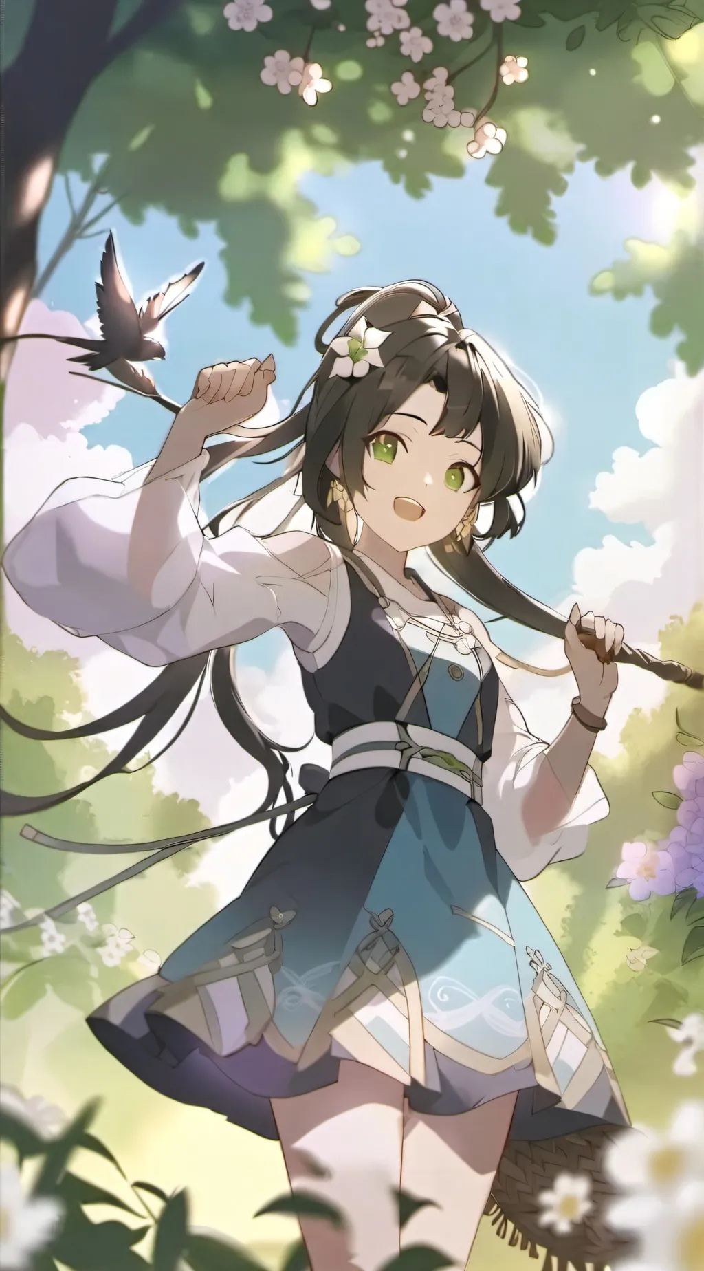 ai character: KNY AU + Pick me background