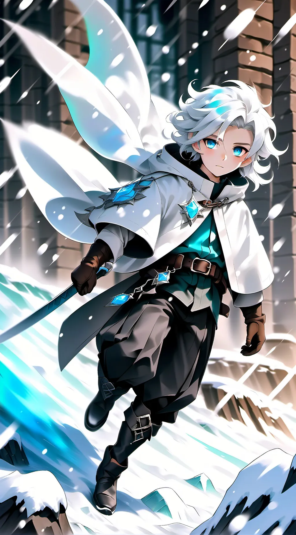 ai character: Leo background