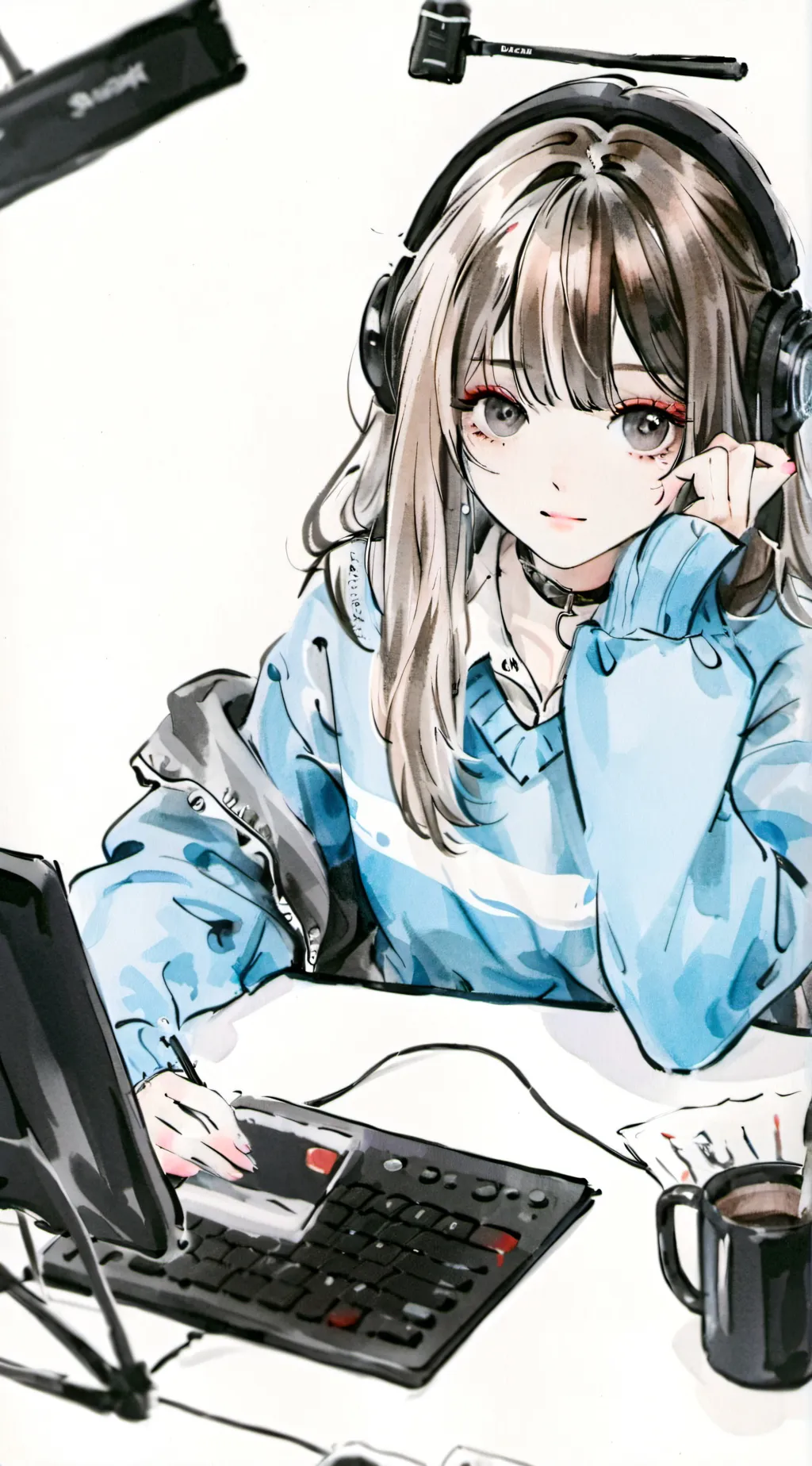 ai character: kate background