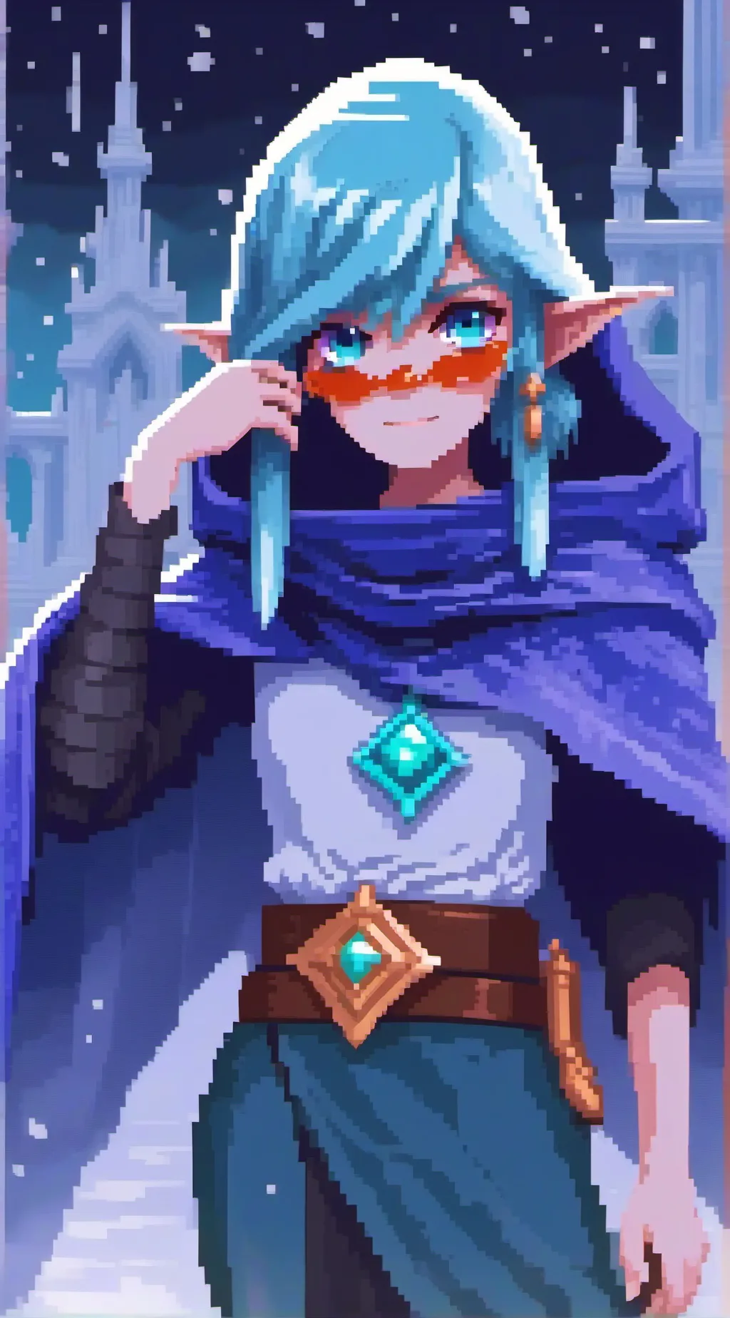 ai character: Elfie background