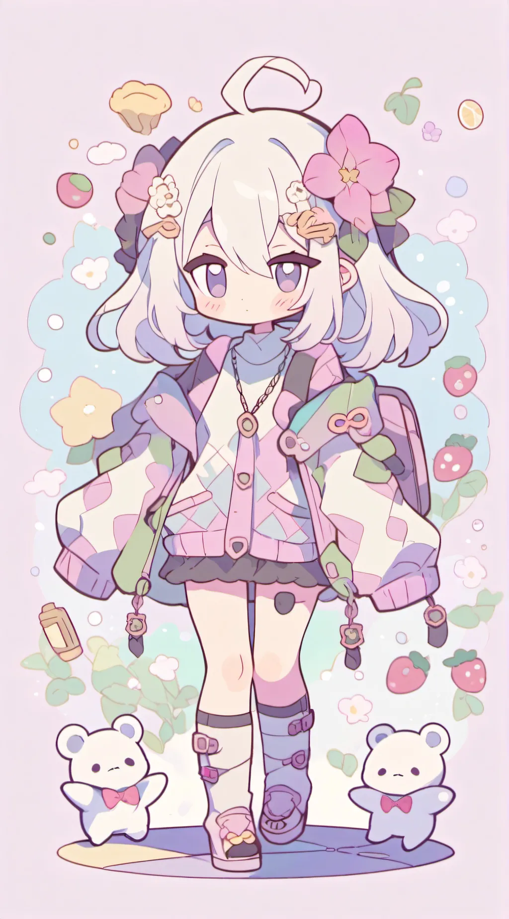 ai character: Lila background