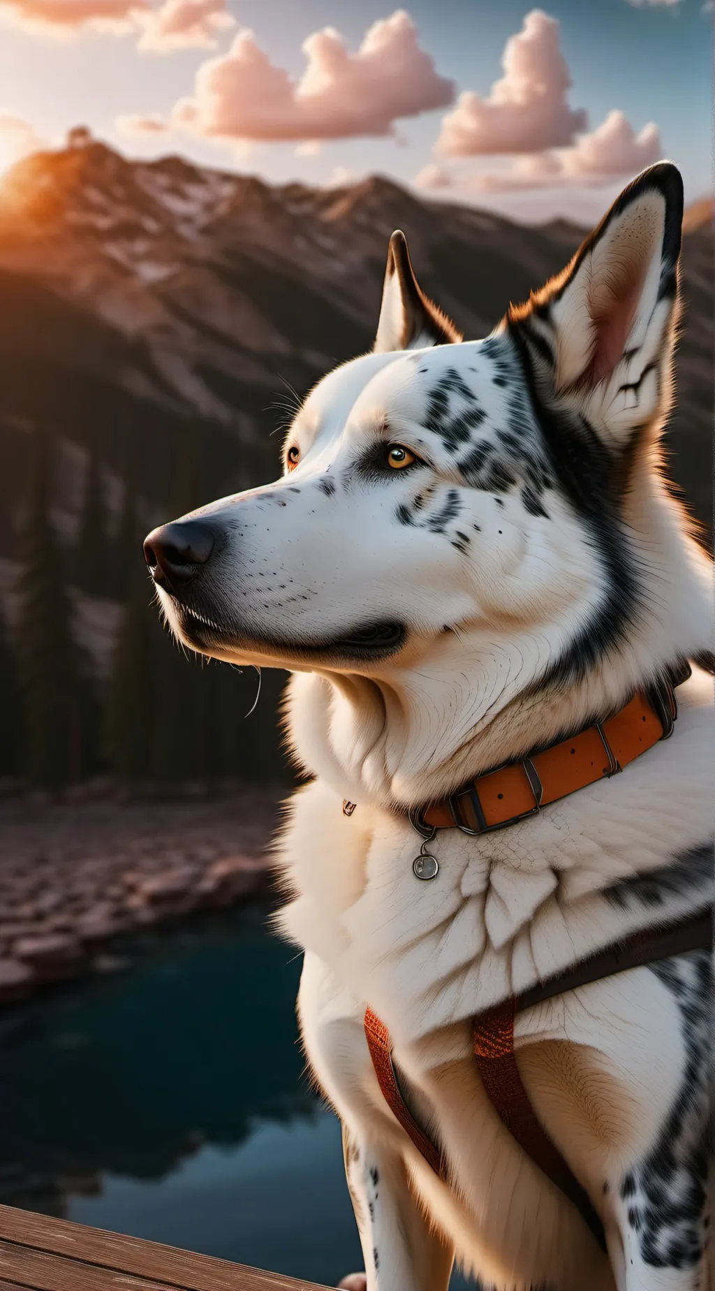 ai character: iconic panther  background