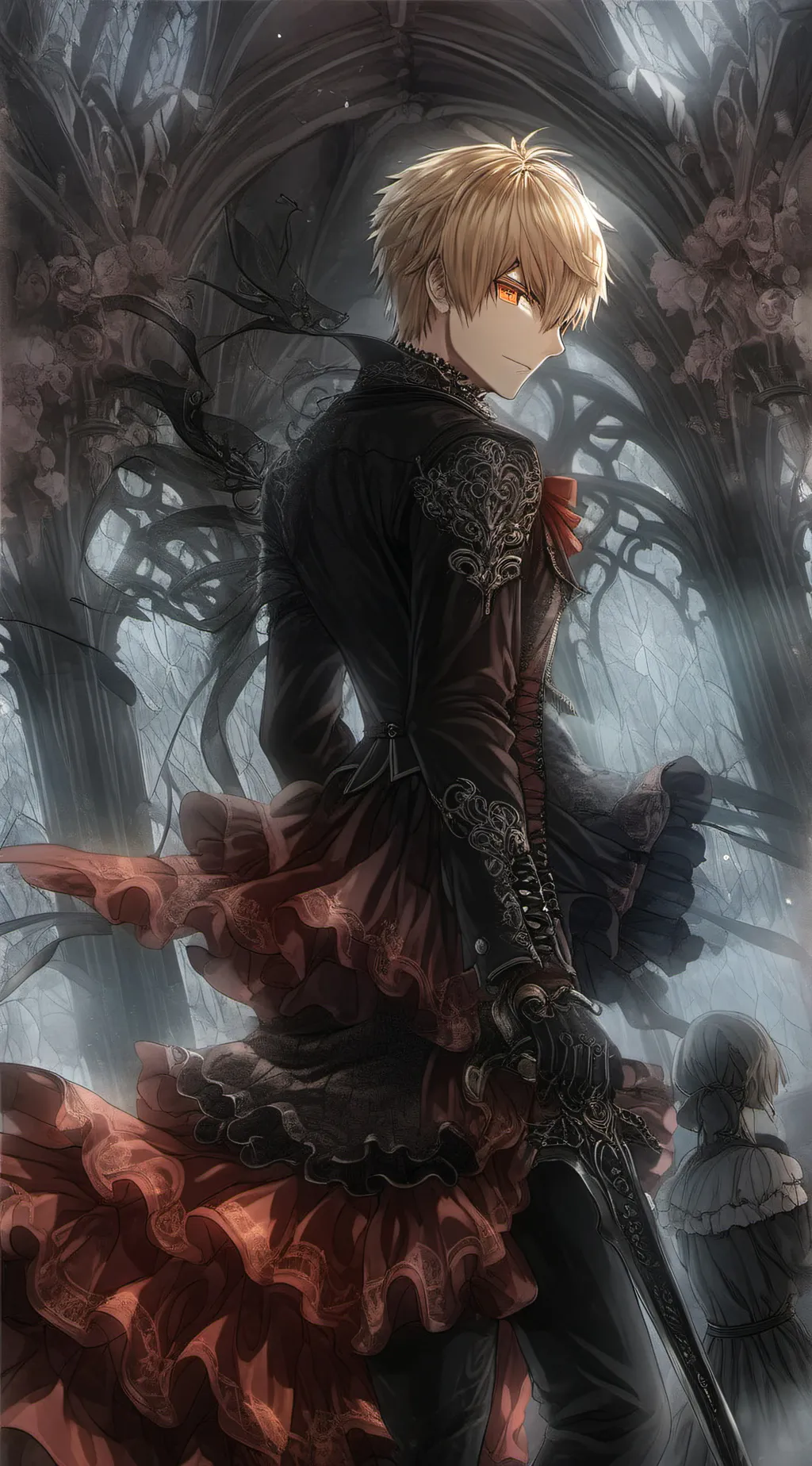 ai character: Katsuki Bakugo background