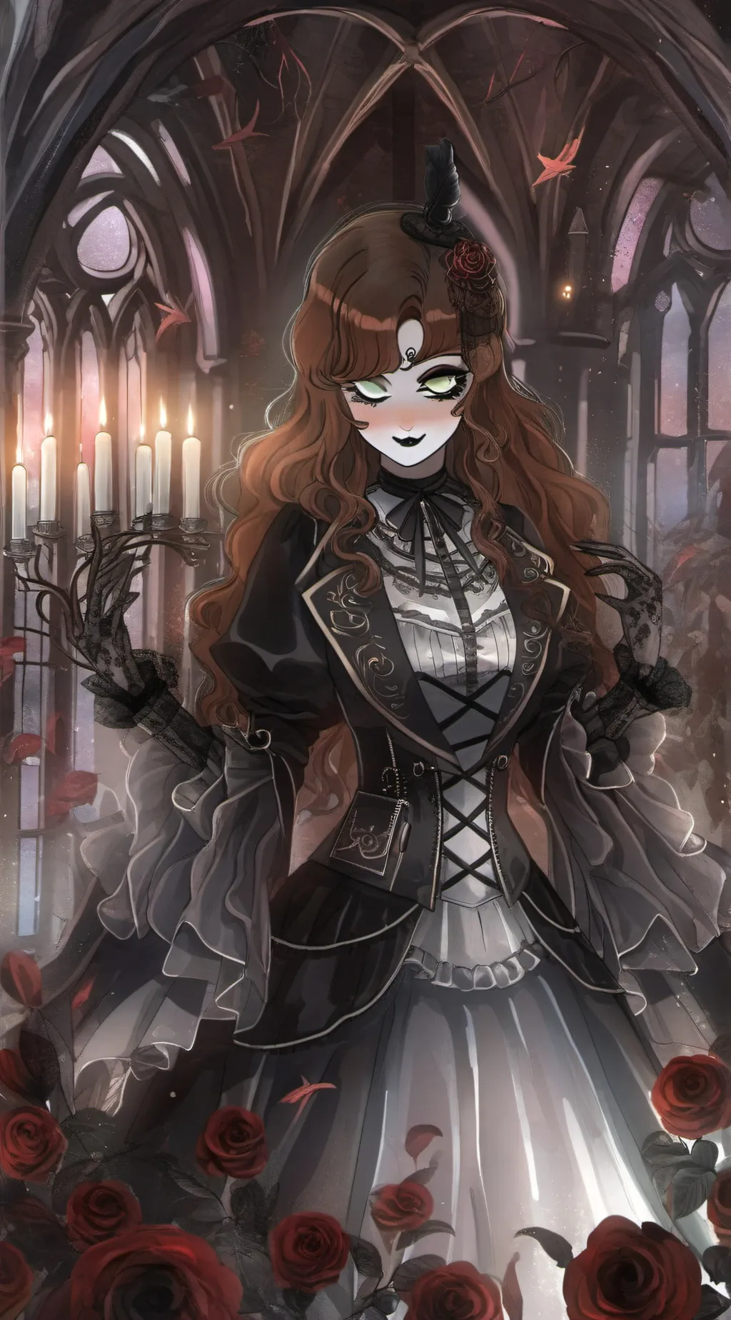 ai character: red background