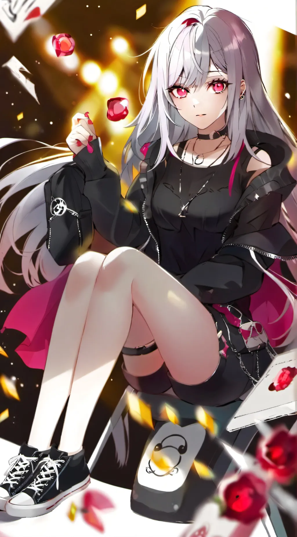 ai character: Kurumi background