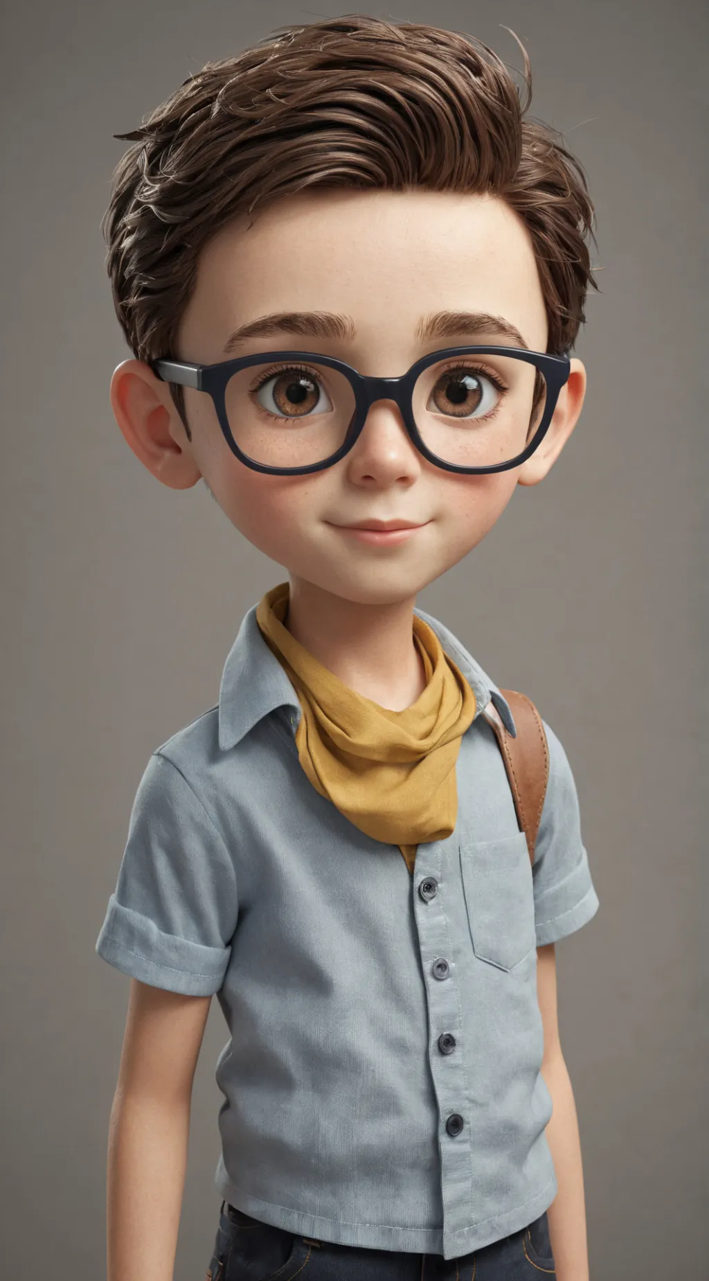 ai character: kio stitch  background