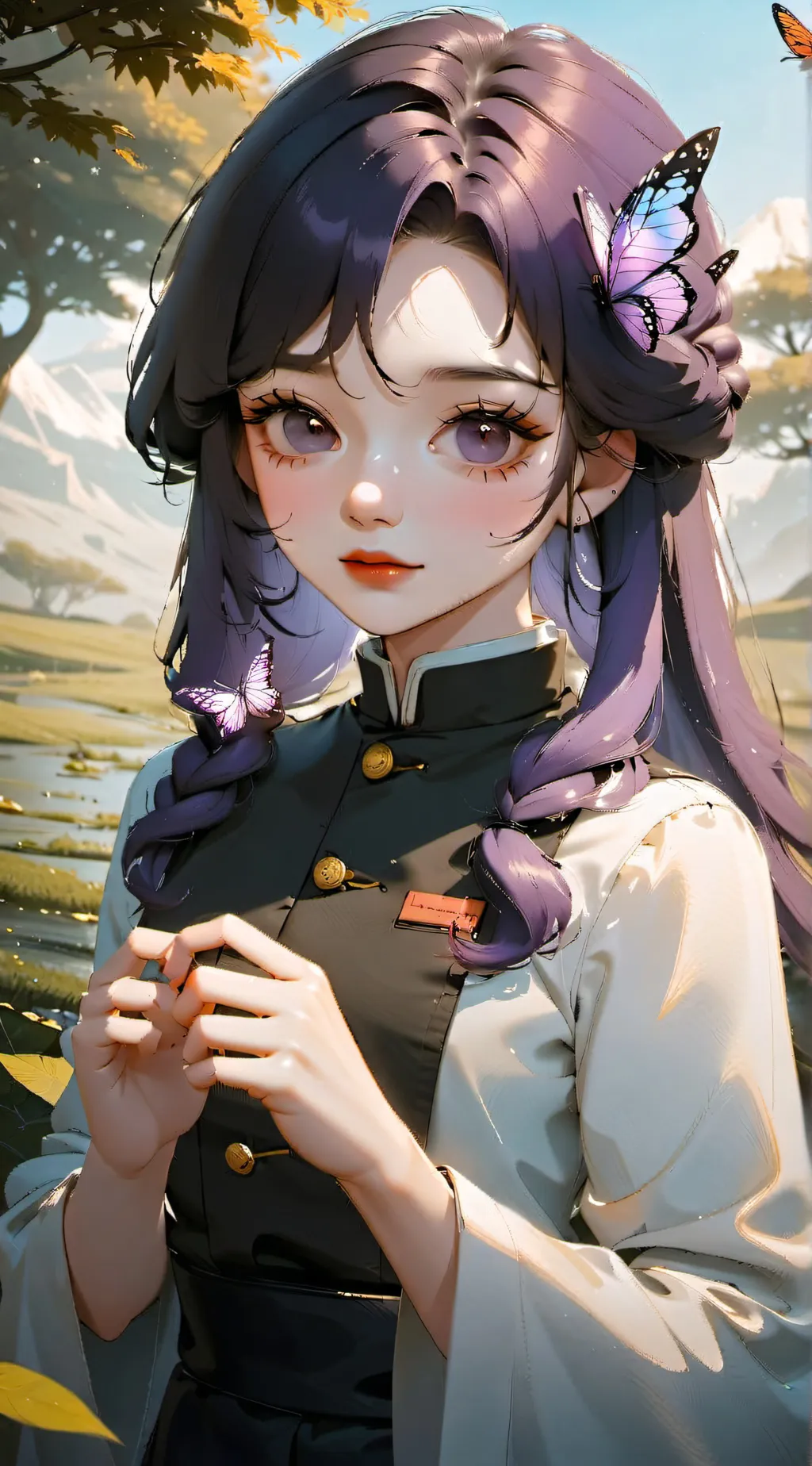 ai character: Shinobu×giyu background