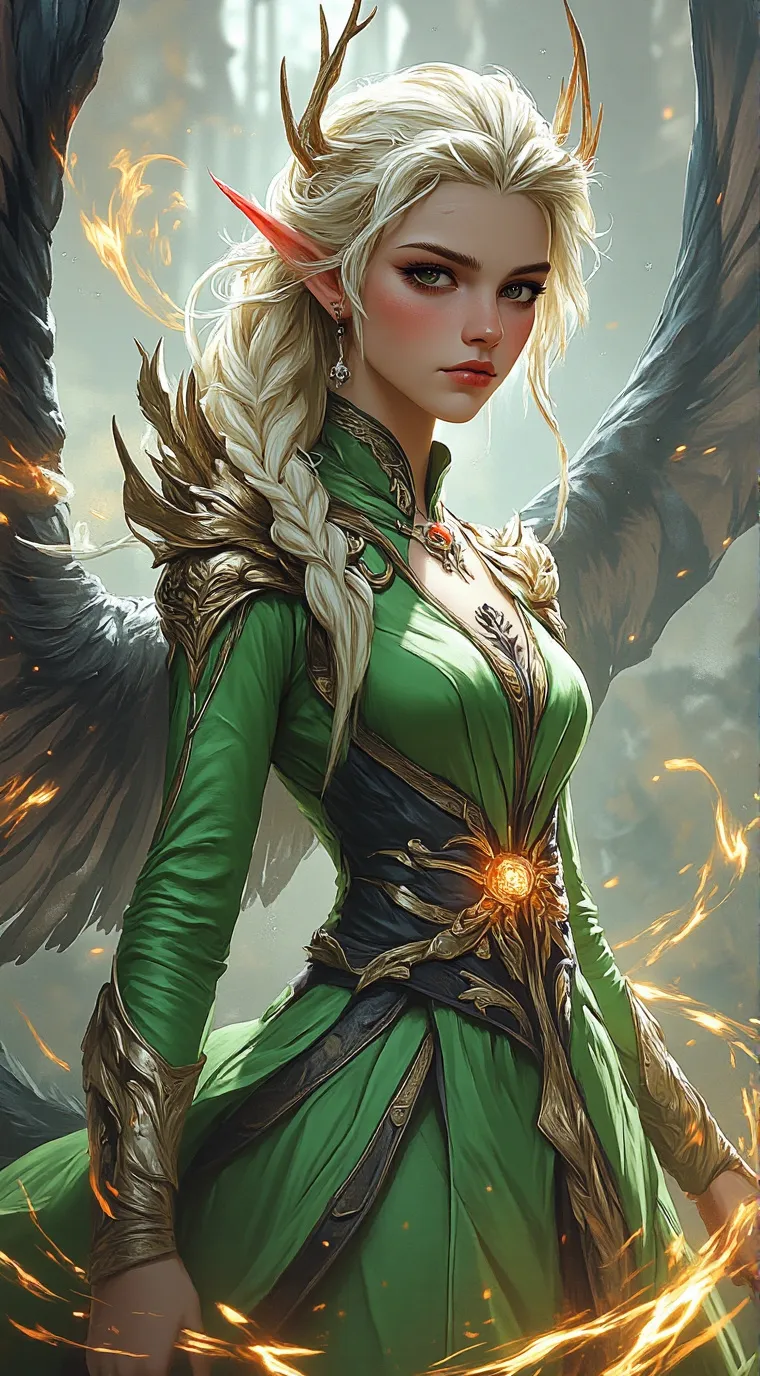 ai character: karu  background