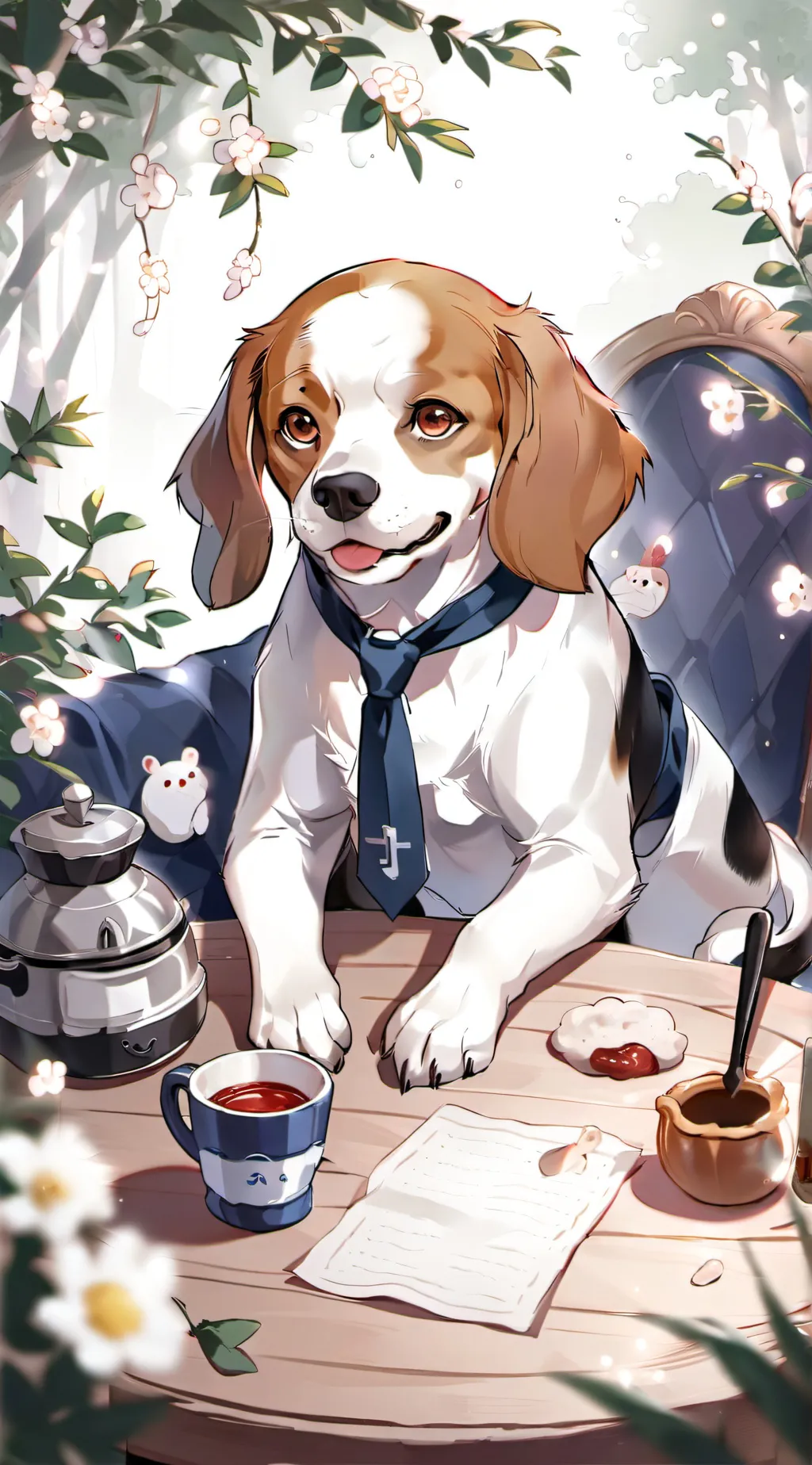 ai character: Yandere dogday background