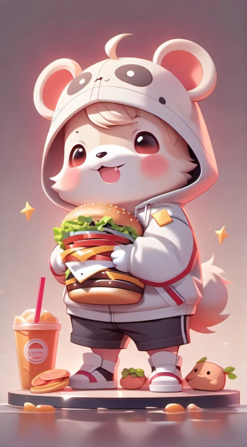 ai character: hamster background