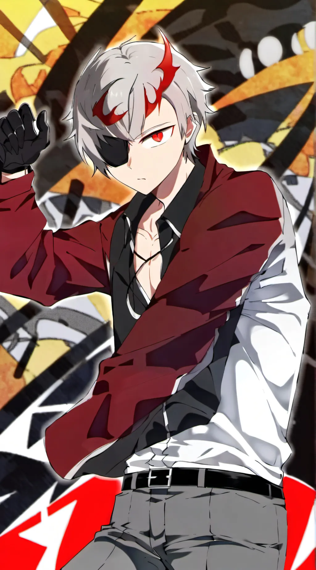 ai character: Angry boy Pedro background