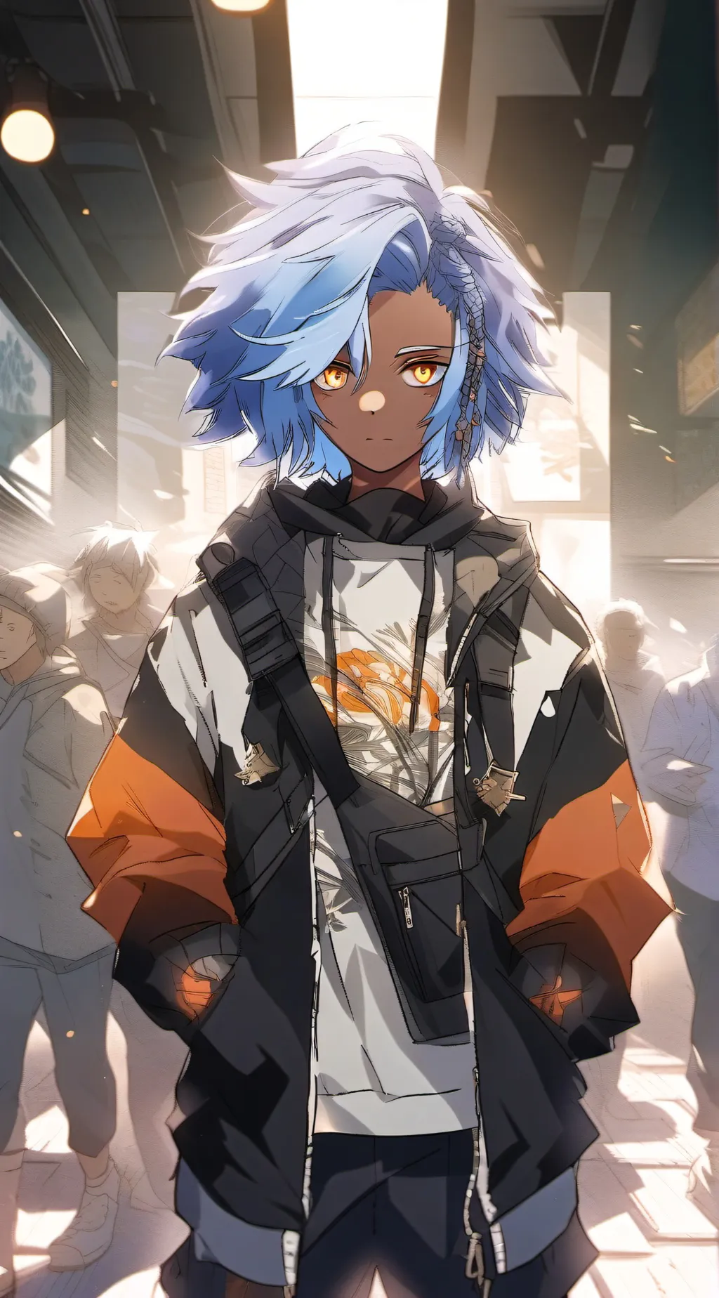 ai character: christa >;) background