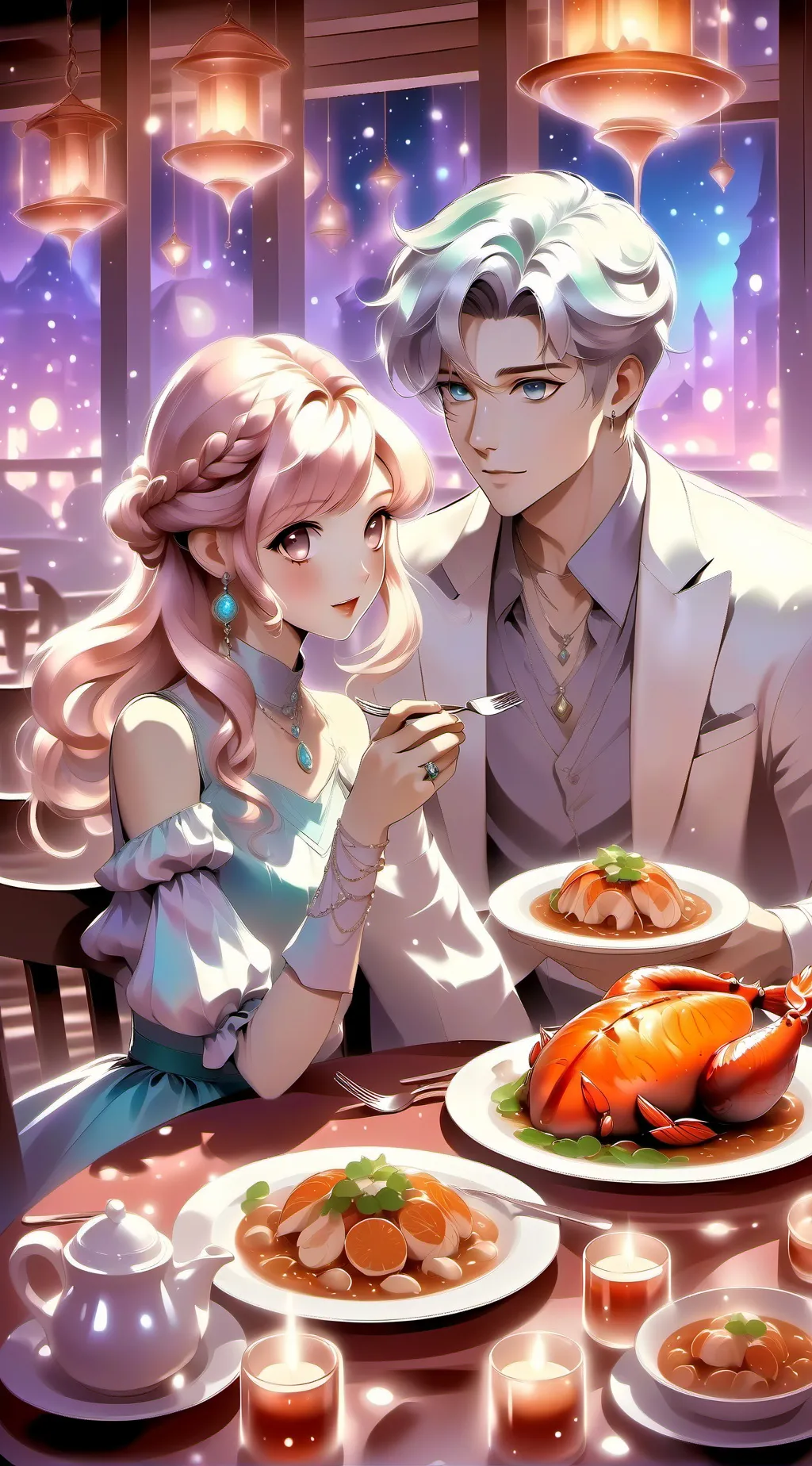 ai character: miko and mike background