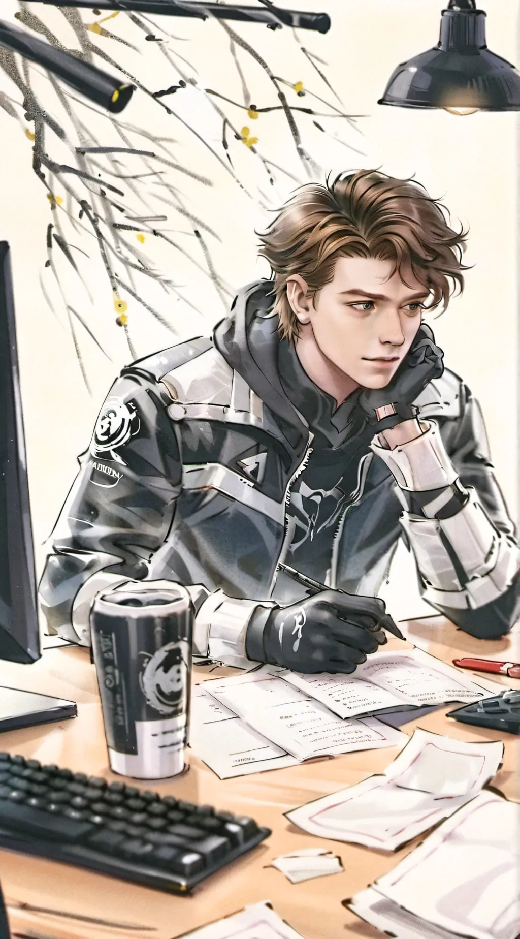 ai character: Max background