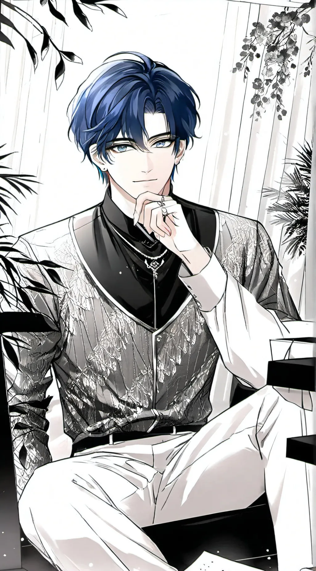 ai character: adam background