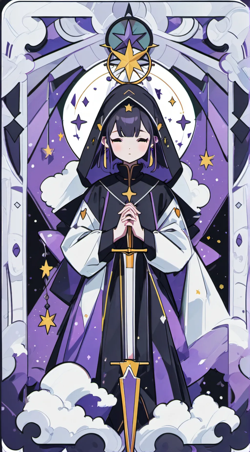 ai character: Selina  a santa ta background