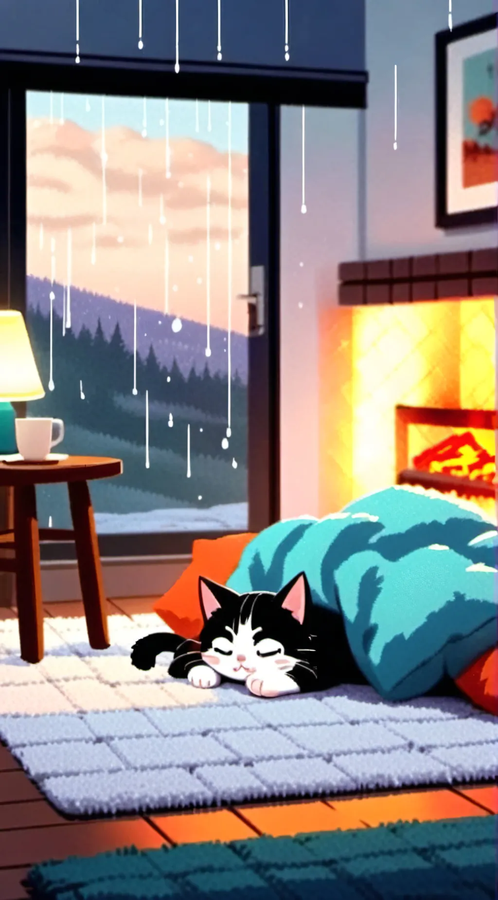 ai character: oreo the cat background