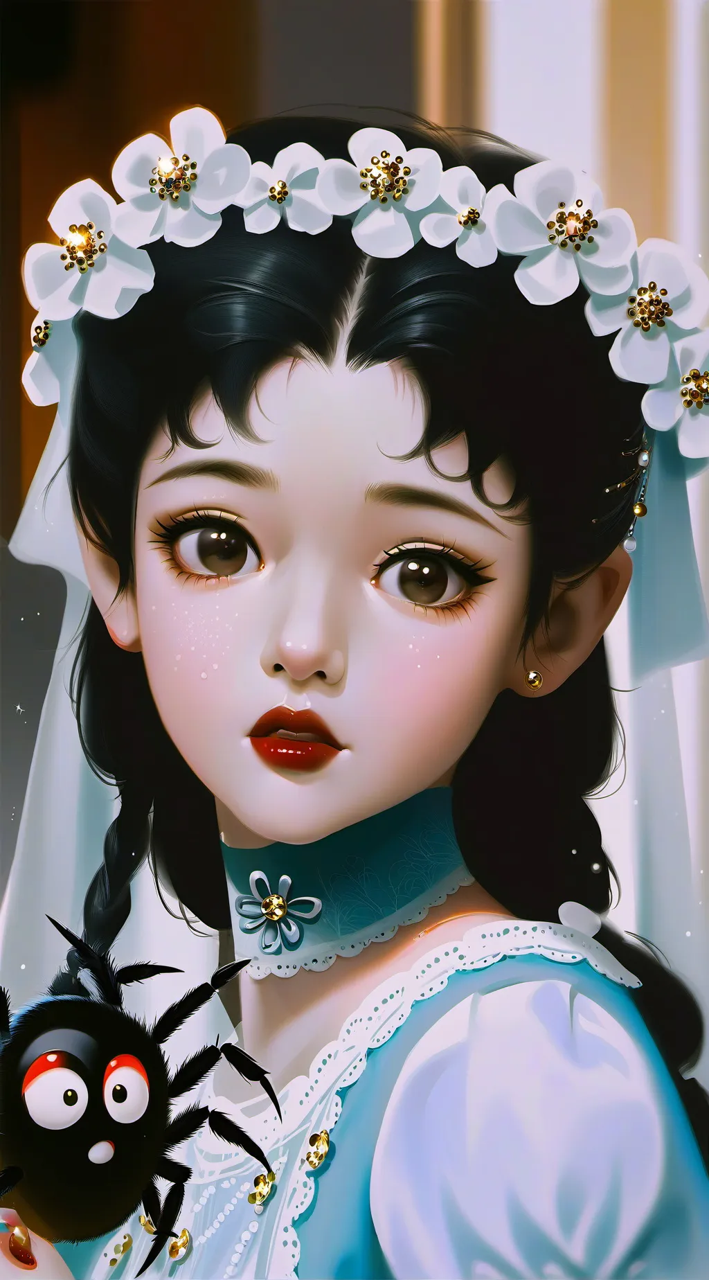 ai character: you as a spider background