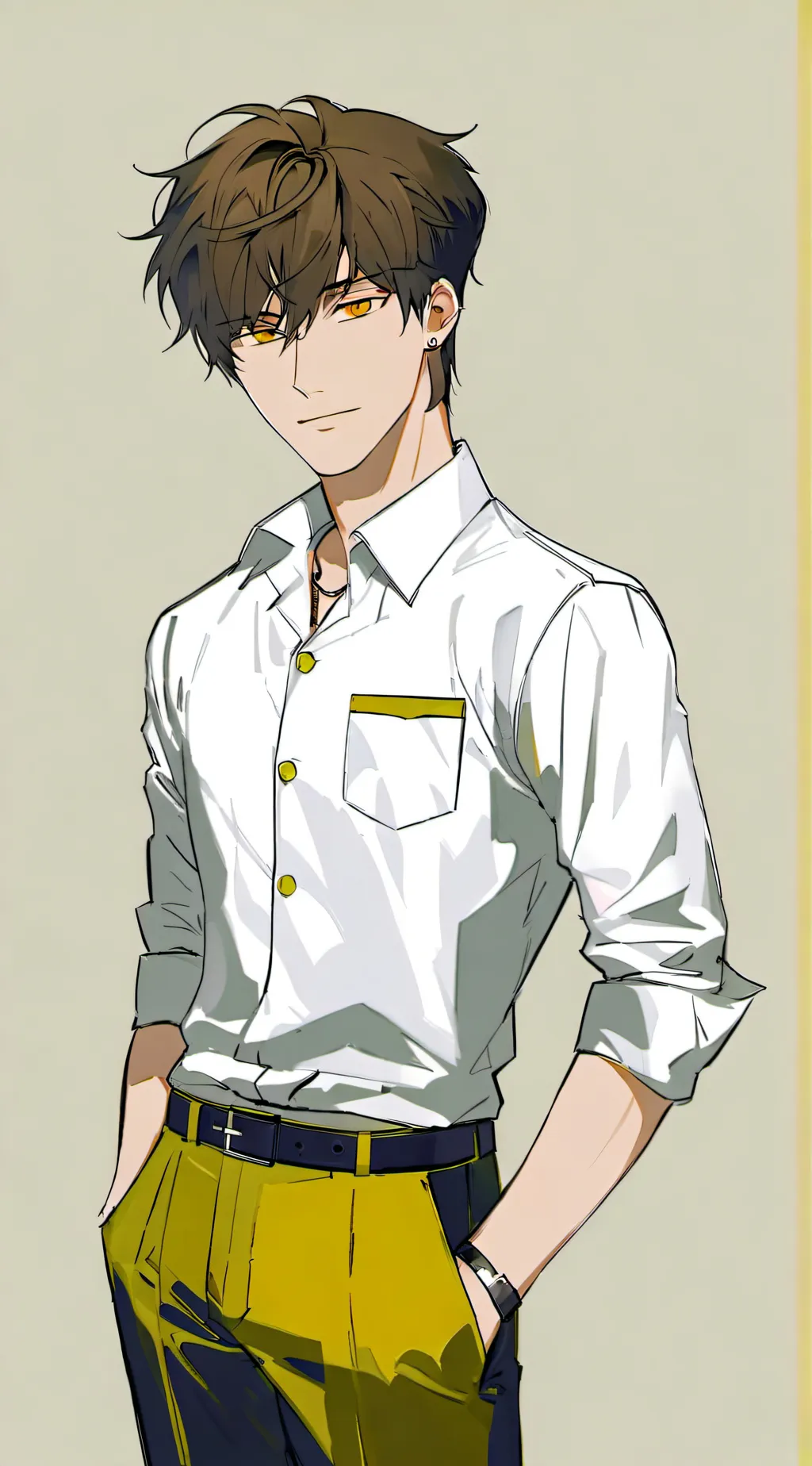 ai character: Damien. background