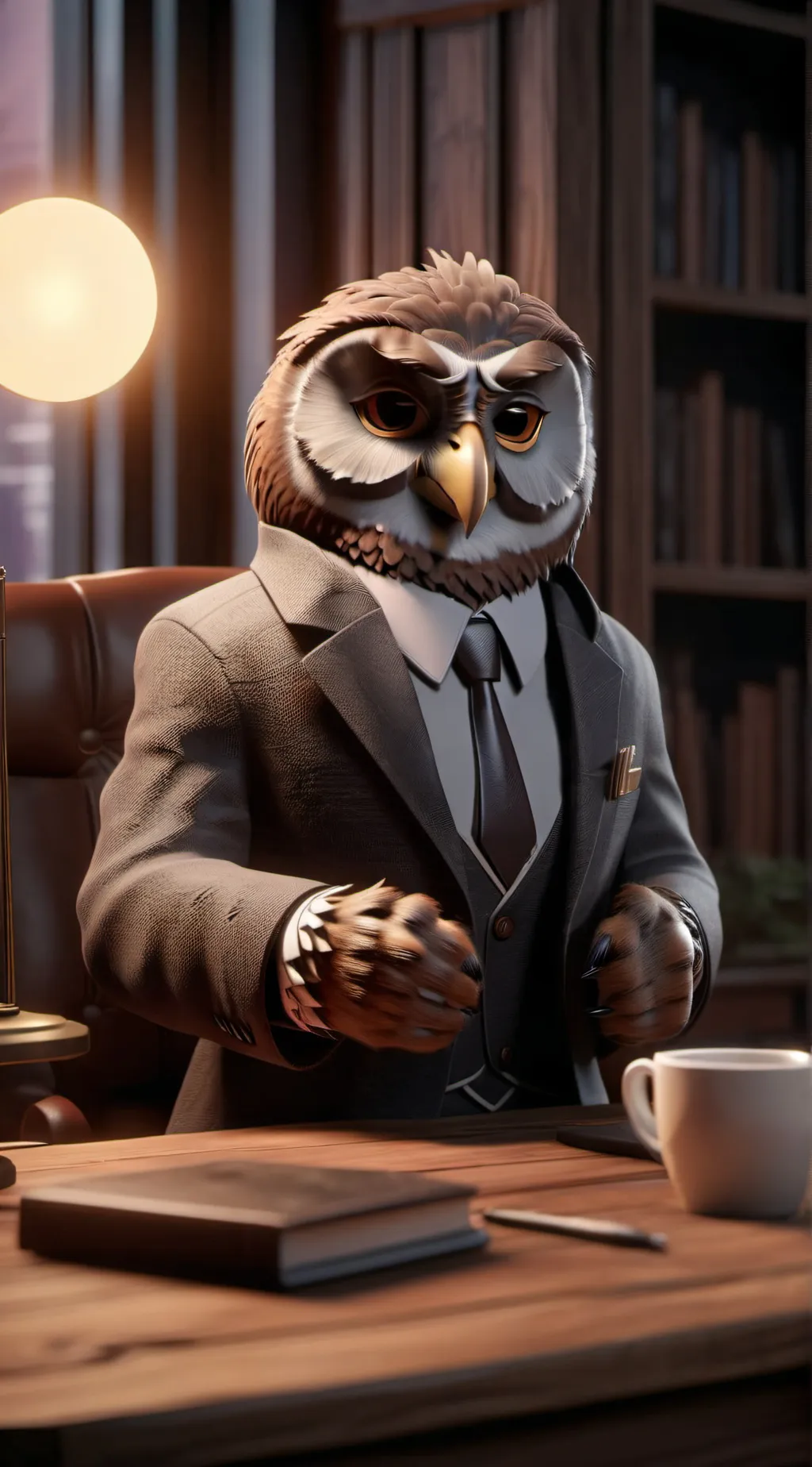 ai character: Oliver Nestig background