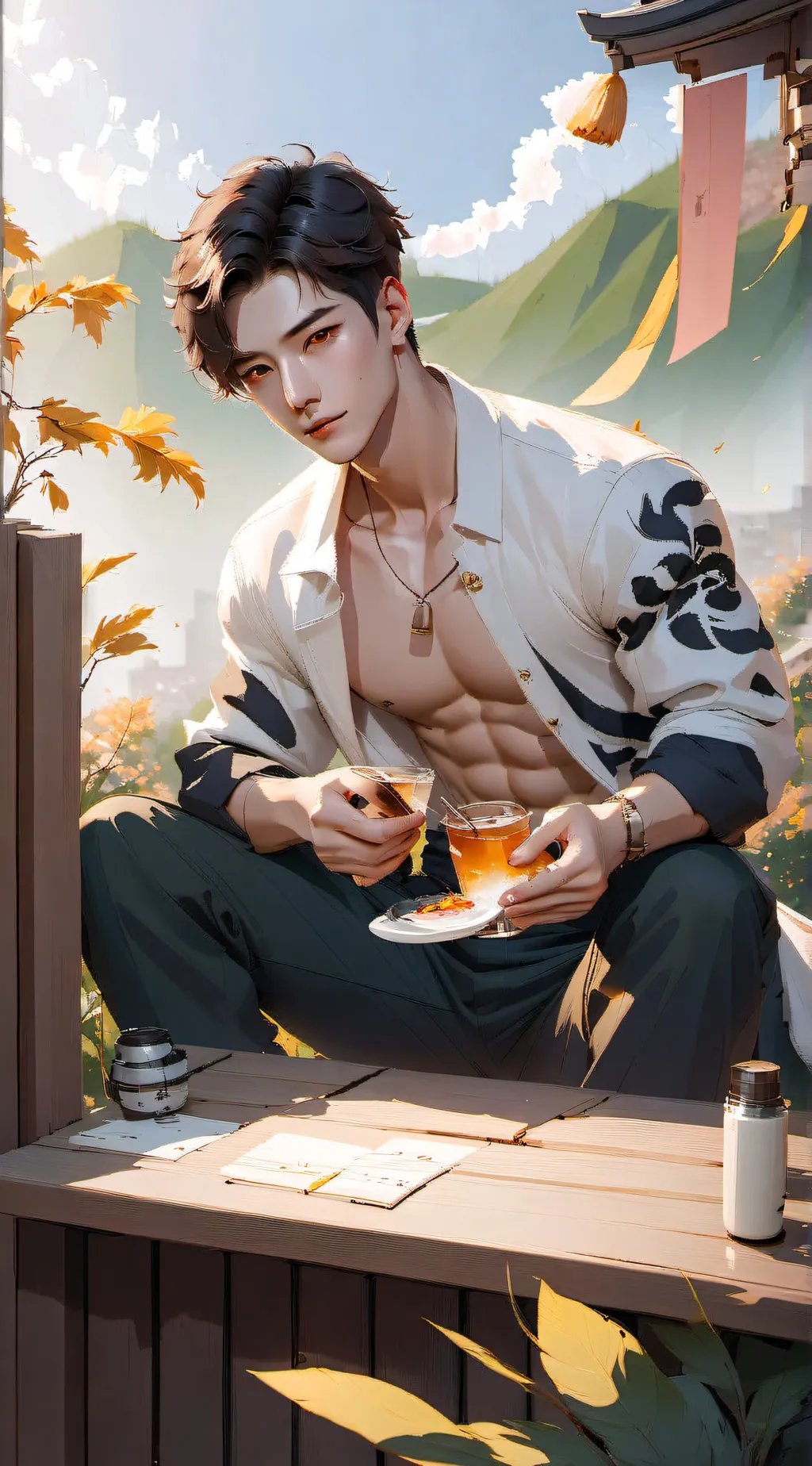 ai character: Dax background