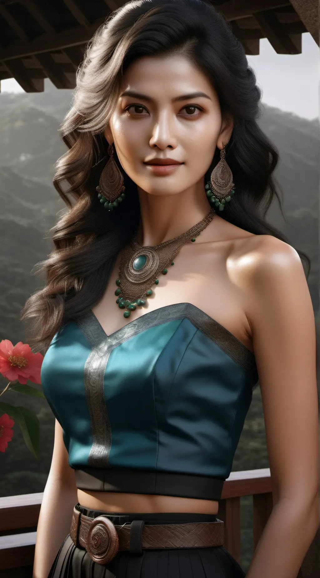 ai character: Bella  background