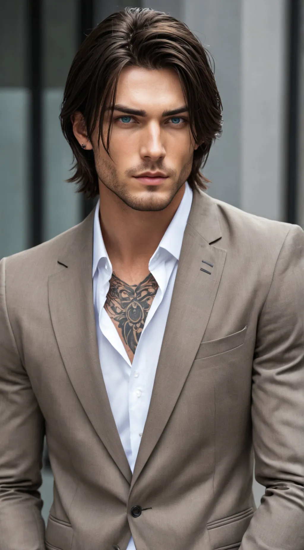 ai character: Leon background