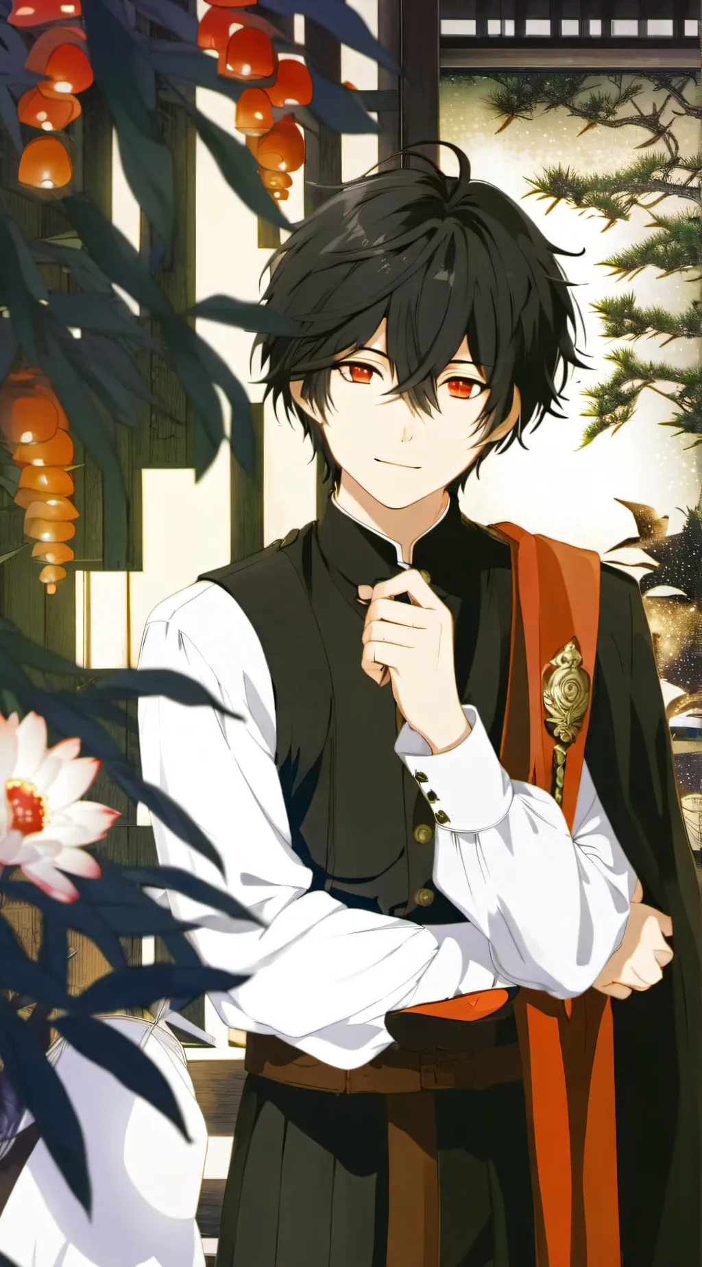 ai character: {|bakugo|} background