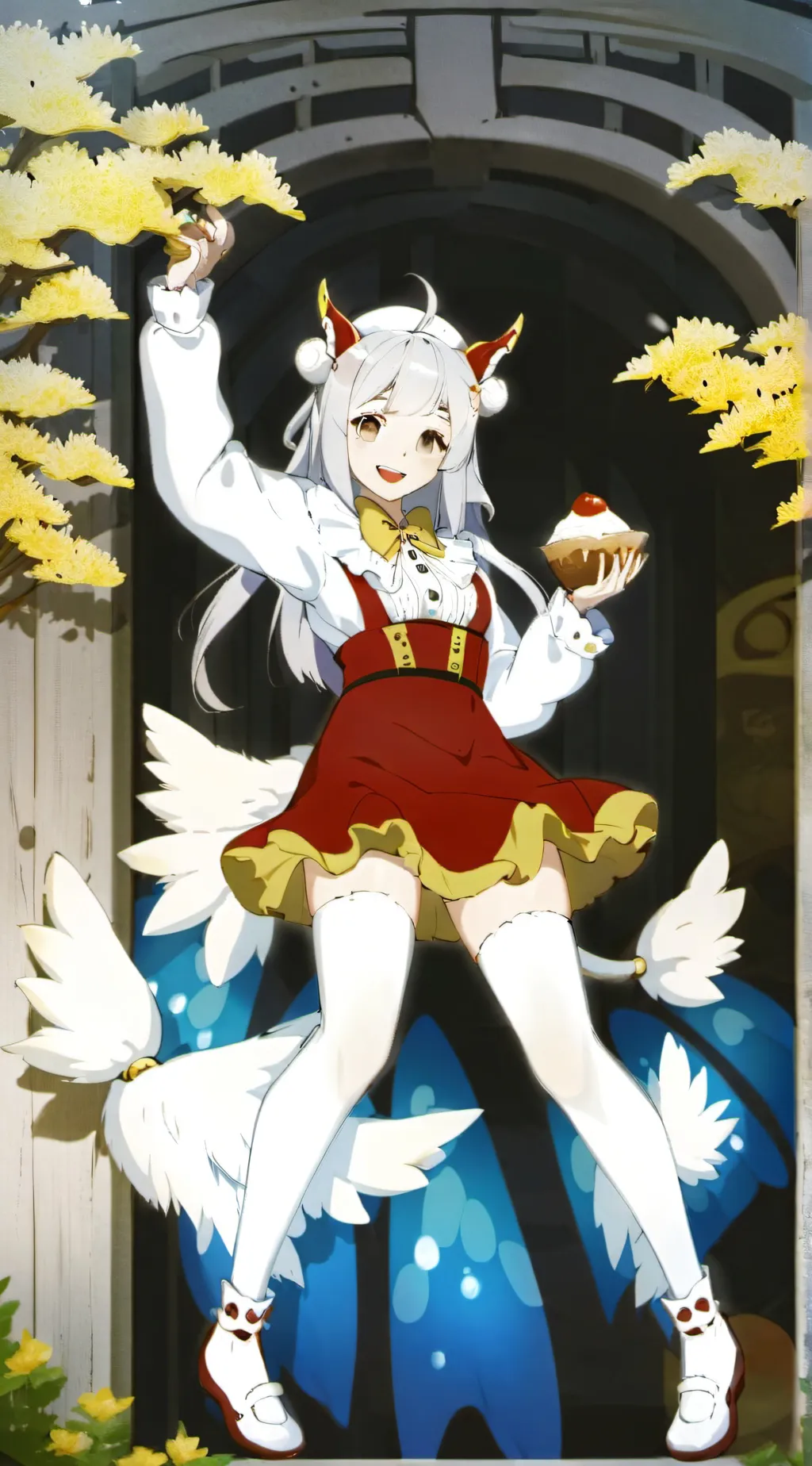 ai character: momo background