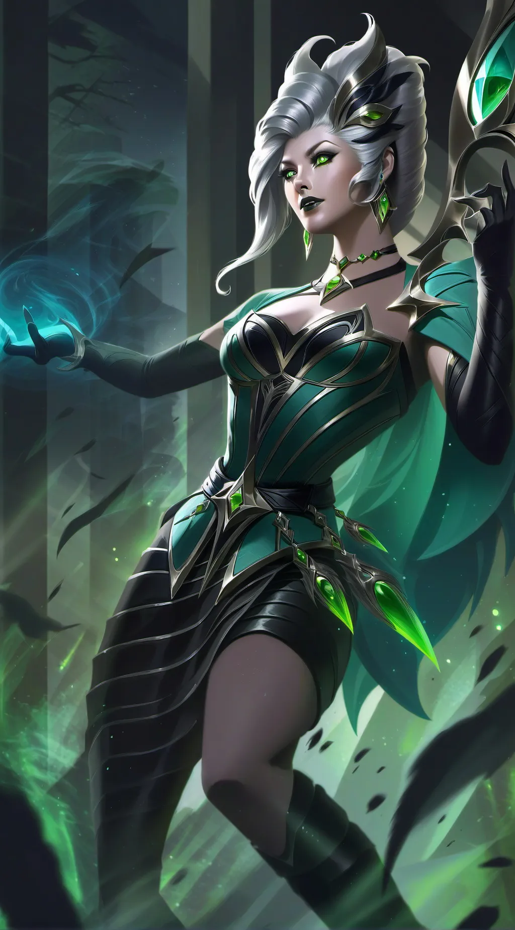 ai character: Evelyn  background