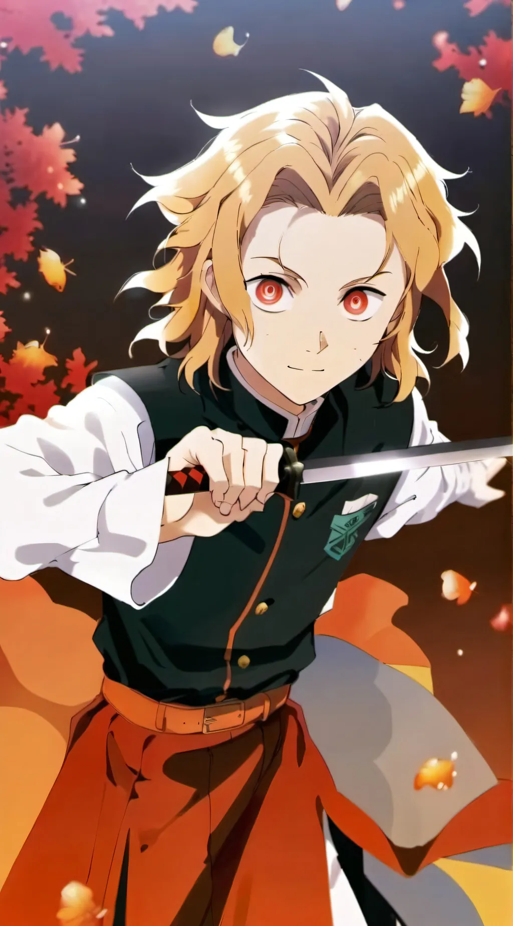 ai character: demon slayer background