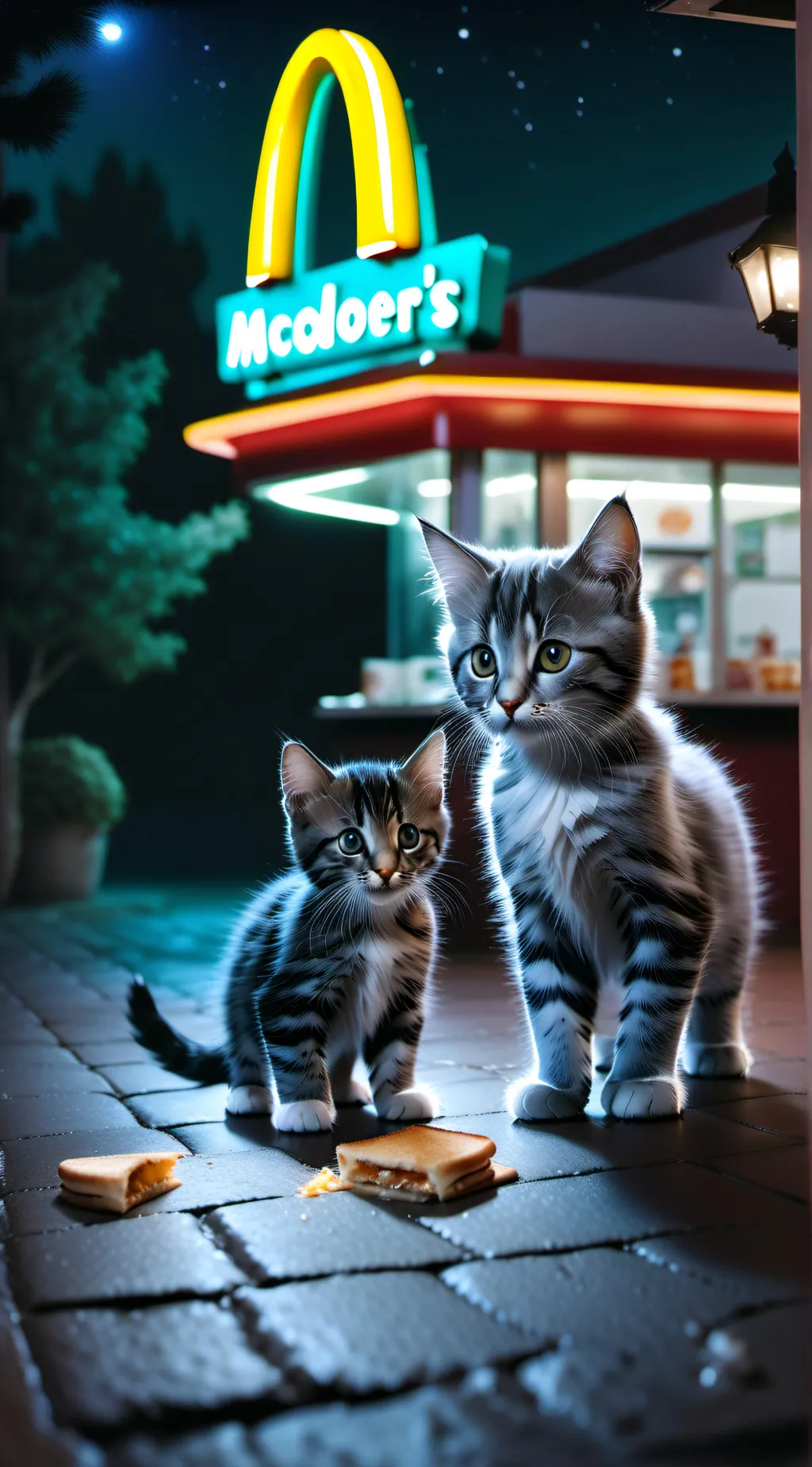 ai character: kittys background