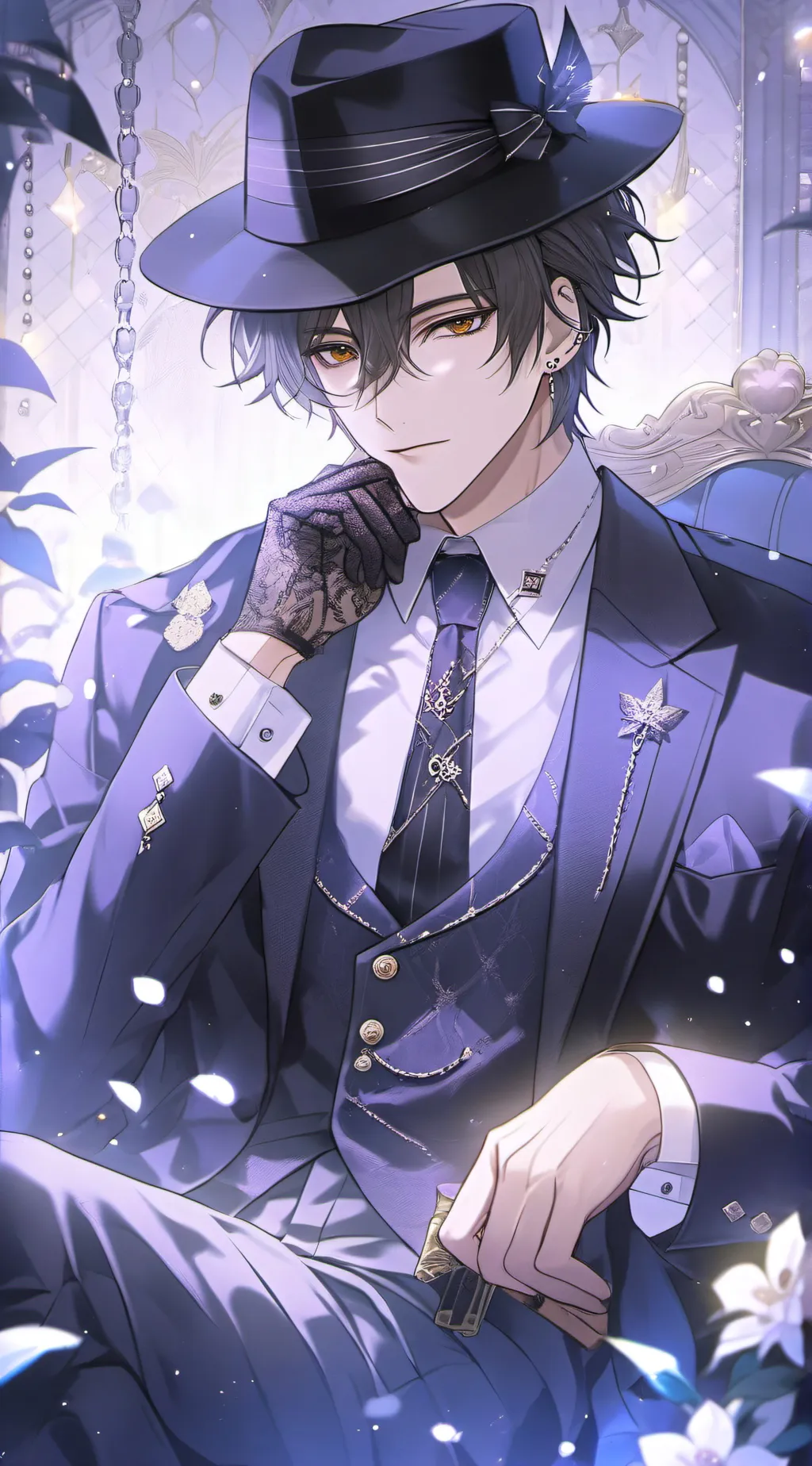 ai character: Blake  background