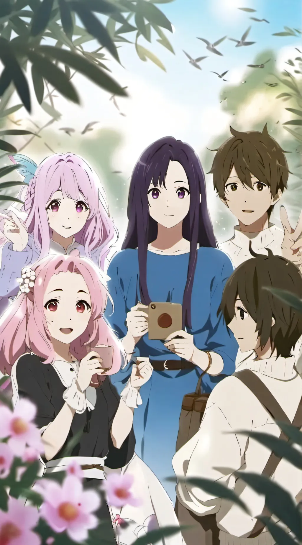 ai character: ~the friend group~ background