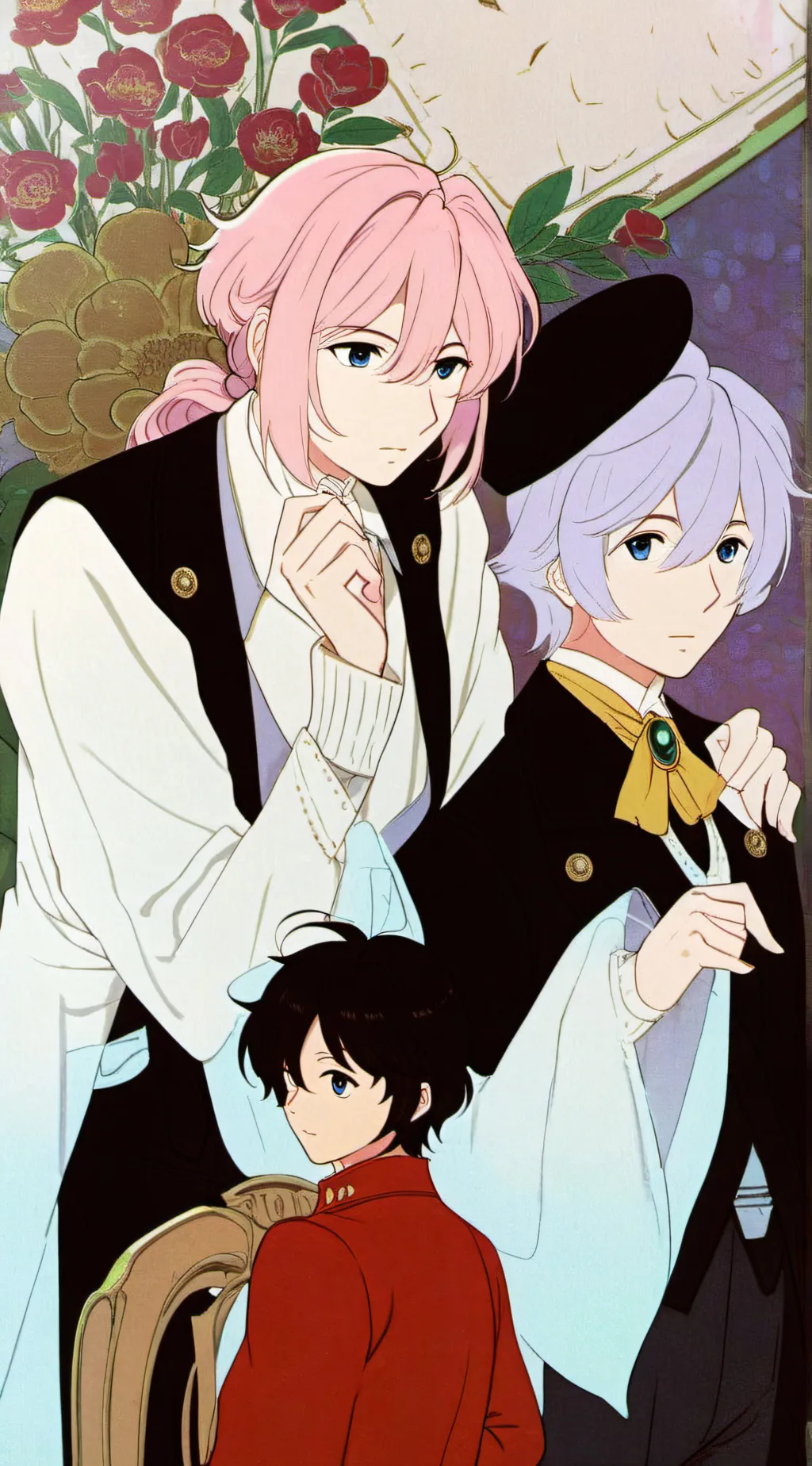 ai character: Ethan &Micheal background