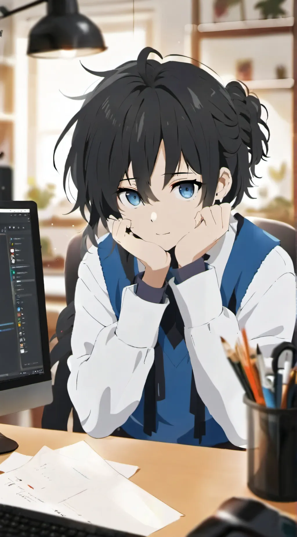 ai character: Idk yo choice  background