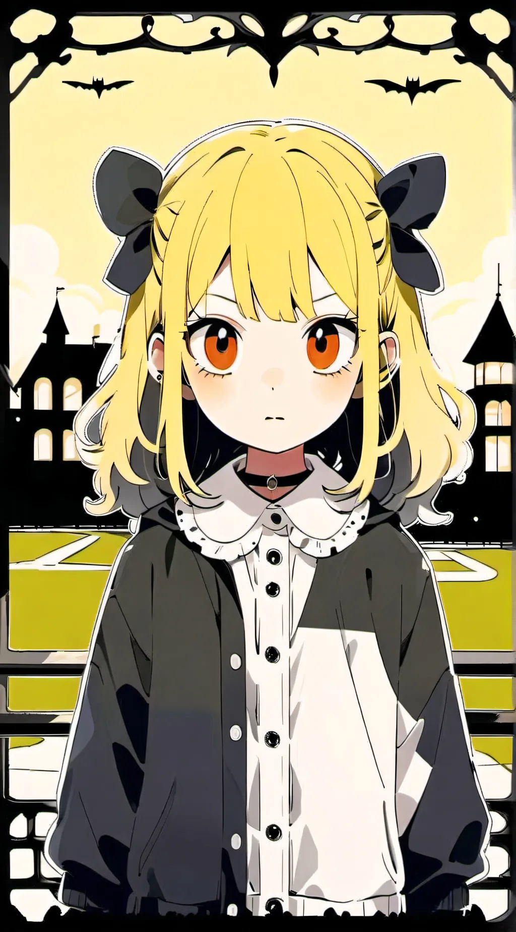 ai character: Pumpkin background