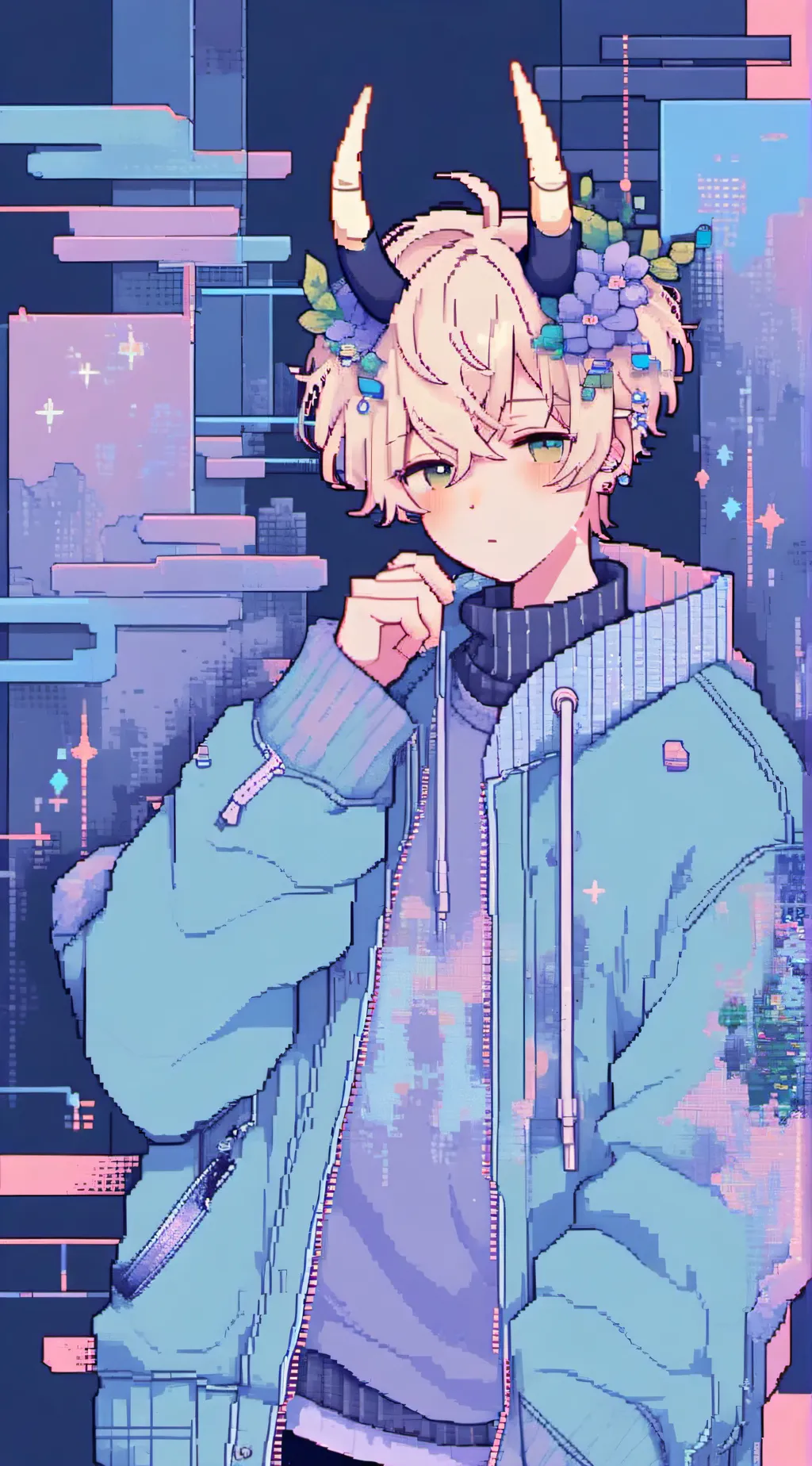 ai character: Earth Project 734 background