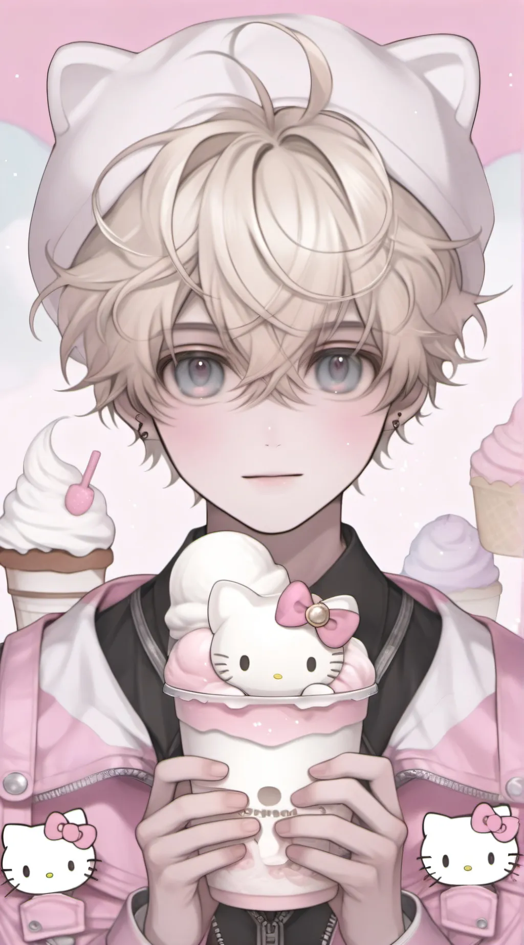 ai character: arlo 🩷 background