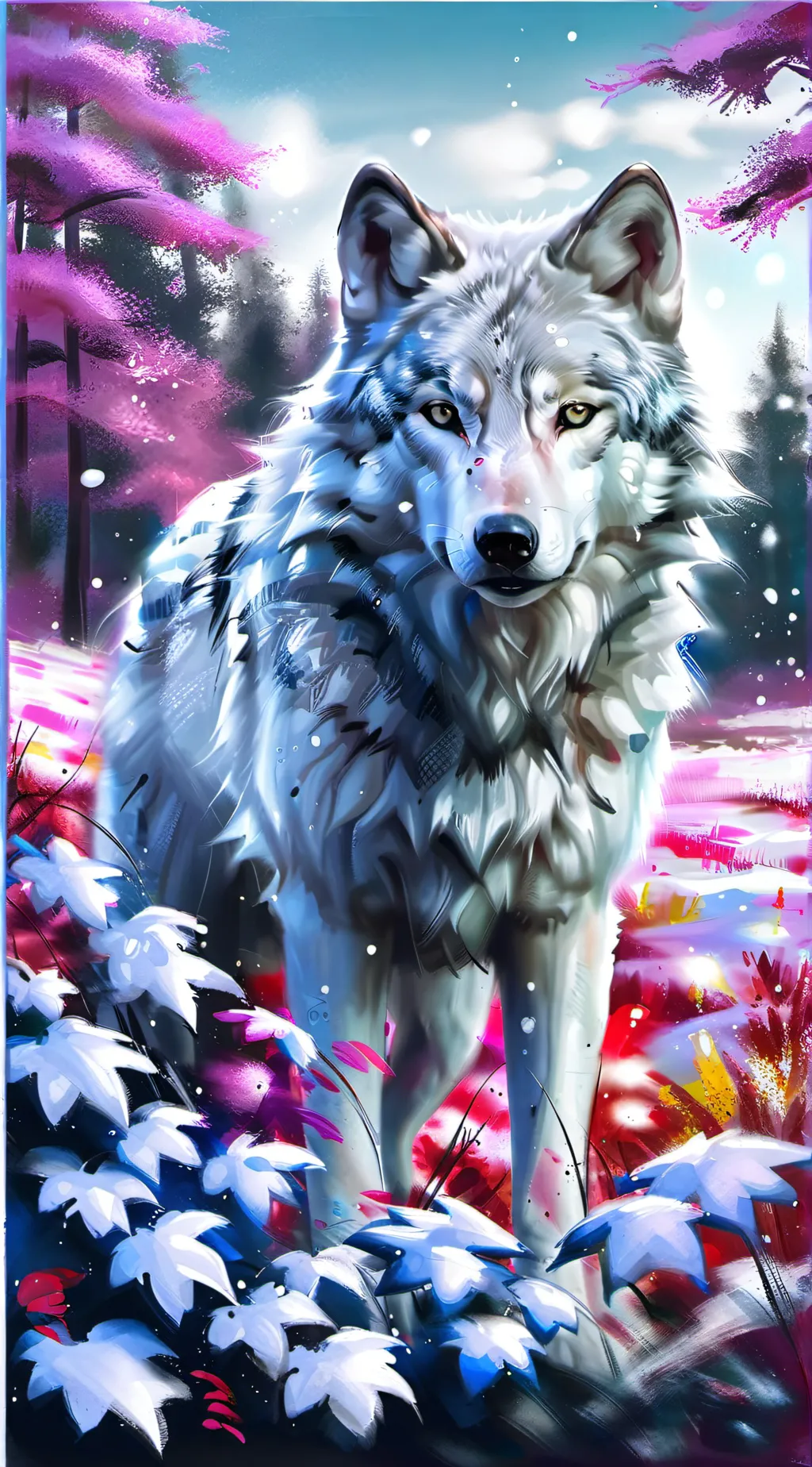 ai character: |•Flower•| background