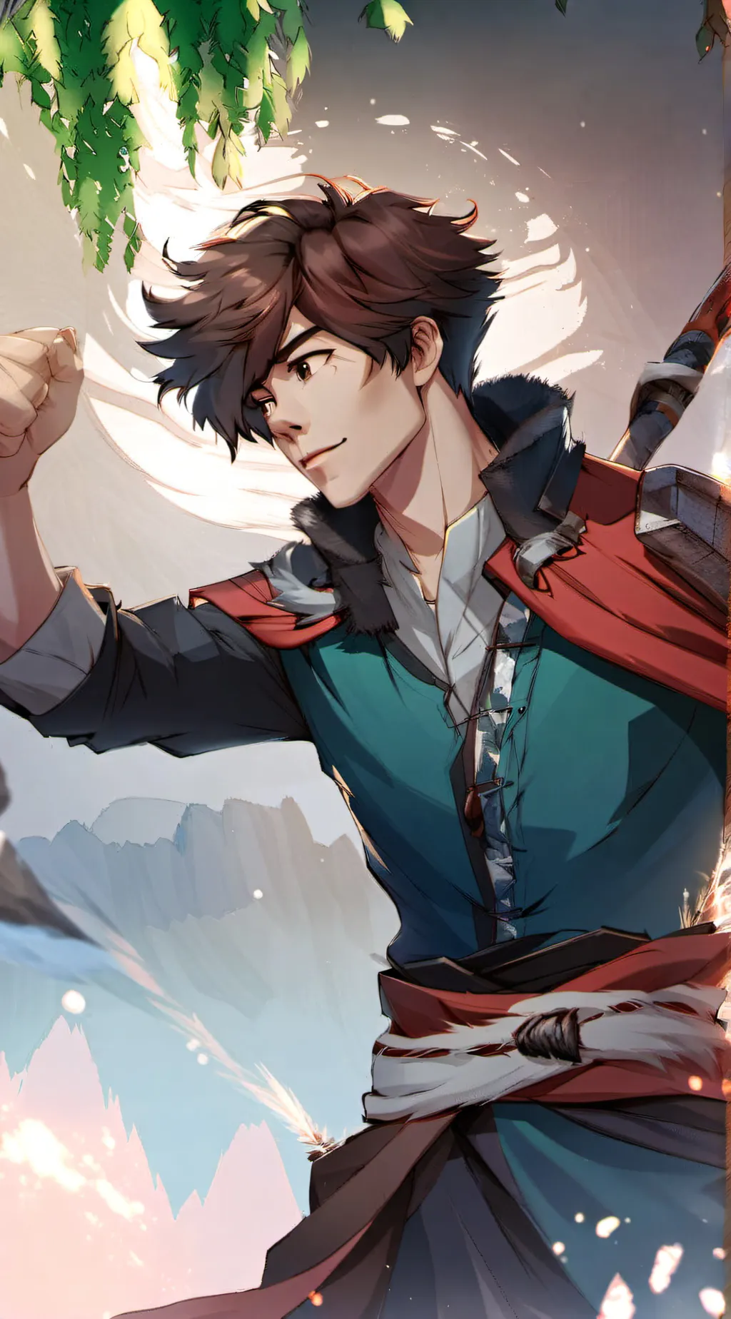 ai character: I am a little bit  background